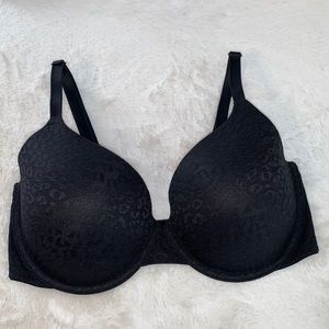 36DD Victoria’s Secret PINK wear everywhere black lightly lined T-shirt bra